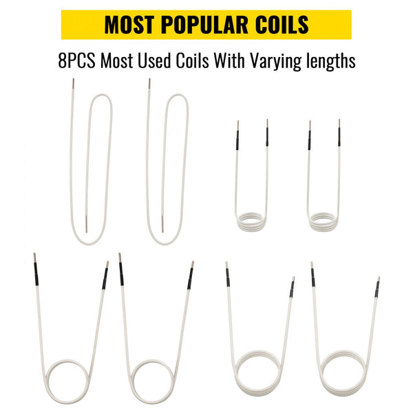 Vevor Induction Coils Heater Coil Kit 8-Pc for Rusty Bolts and Nuts Ne ...