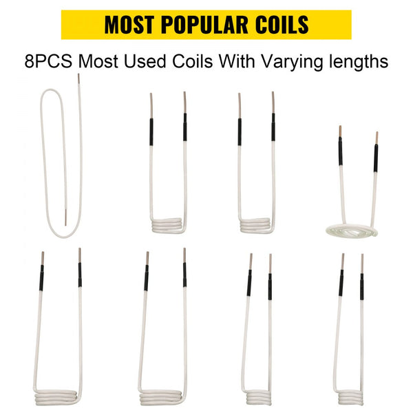 Vevor Induction Coils Heater Coil Kit 8PCS New – FactoryPure