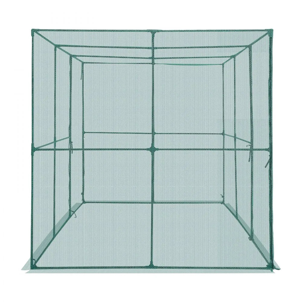 VEVOR Crop Cage, 9.5 x 6.36 x 6.36 ft Plant Protection Tent with Zippered Door, Wind-Resistant Tall Crop Cage, Easy to Install, Outdoor Raised Bed Cover, Tomato Plant Netting for Garden Patio Lawn