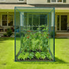 VEVOR Crop Cage, 11.6 x 3.9 x 6.3 ft Plant Protection Tent with Zippered Door, Wind-Resistant Tall Crop Cage, Easy to Install, Outdoor Raised Bed Cover, Tomato Plant Netting for Garden Patio Lawn