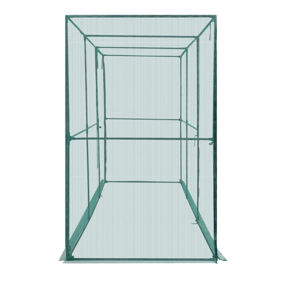 VEVOR Crop Cage, 11.6 x 3.9 x 6.3 ft Plant Protection Tent with Zippered Door, Wind-Resistant Tall Crop Cage, Easy to Install, Outdoor Raised Bed Cover, Tomato Plant Netting for Garden Patio Lawn