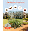 VEVOR Crop Cage, 3.9 x 3.9 x 5.9 ft Plant Protection Tent with Zippered Door, Wind-Resistant Tall Crop Cage, Easy to Install, Outdoor Raised Bed Cover, Tomato Plant Netting for Garden Patio Lawn