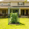 VEVOR Crop Cage, 3.9 x 3.9 x 5.9 ft Plant Protection Tent with Zippered Door, Wind-Resistant Tall Crop Cage, Easy to Install, Outdoor Raised Bed Cover, Tomato Plant Netting for Garden Patio Lawn