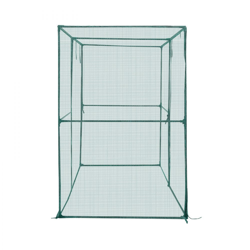 VEVOR Crop Cage, 7.8 x 3.9 x 5.9 ft Plant Protection Tent with Zippered Door, Wind-Resistant Tall Crop Cage, Easy to Install, Outdoor Raised Bed Cover, Tomato Plant Netting for Garden Patio Lawn