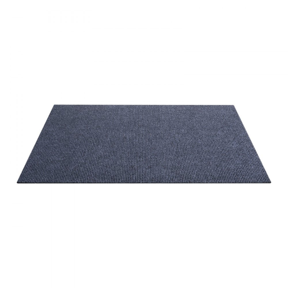 VEVOR Carpet Tiles 24x24 inch, 15 Pack Peel and Stick Carpet Square Rug, Self Adhesive Commercial Floor Soft Padded for Seamless Cover 60sq.ft², Easy DIY Replacement for Living Room Office,Gray