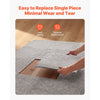 VEVOR Carpet Tiles 18x18 inch, 10 Pack Carpet Square Rug Detachable & Damage-free, Self Adhesive Home Floor Soft Plush Padded for 22.5sq.ft Coverage, Easy DIY for Living Room & Bedroom, Dark Brown