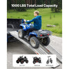 VEVOR Steel Ramps, 1000 lbs, 2Pcs Heavy-duty Ramps with Wider Ramp Surface, Universal Stable Loading Ramp with Handles, Fit for ATV, UTV, Motorcycle, Electric Bicycle, etc.