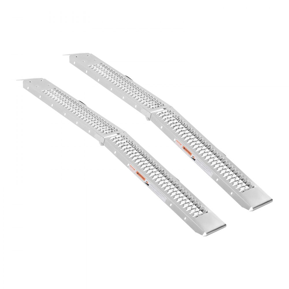 VEVOR Steel Ramps, 1000 lbs, 2Pcs Heavy-duty Ramps with Wider Ramp Surface, Universal Stable Loading Ramp with Handles, Fit for ATV, UTV, Motorcycle, Electric Bicycle, etc.