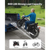 VEVOR Aluminum Ramps, 600 lbs, 1Pcs Heavy-duty Ramps with Wider Ramp Surface, Universal Stable Loading Ramp with Handles, Fit for Motorcycle, Electric Bicycle, Bicycle, etc.