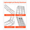 VEVOR Aluminum Ramps, 600 lbs, 1Pcs Heavy-duty Ramps with Wider Ramp Surface, Universal Stable Loading Ramp with Handles, Fit for Motorcycle, Electric Bicycle, Bicycle, etc.