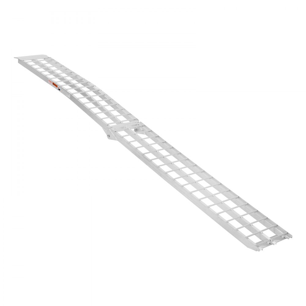 VEVOR Aluminum Ramps, 600 lbs, 1Pcs Heavy-duty Ramps with Wider Ramp Surface, Universal Stable Loading Ramp with Handles, Fit for Motorcycle, Electric Bicycle, Bicycle, etc.