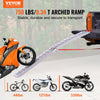 VEVOR Motorcycle Ramp, 750lbs Folding Loading Ramp for Pickup Trucks Bed, Trailers Ramp with Load Straps for Motorcycle, Dirt Bike, UTV, Lawn Mower, Truck, Snowblower, Cargo Trailer, 89"L x 12"W,1Pc