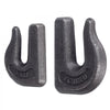 VEVOR Weld-on Grab Chain Hooks 3/8" Heavy Duty Tow Hook G70 Forged Steel 6 Packs Tractor Hook Weldable Compatible for Tractor Bucket, Crane, Chain Hoist, Forklift, Maximum Break Strength 15,000 lbs