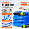 VEVOR 15ft Heated Water Hose for RV, Heated Drinking Water Hose with Corrugated Cover Antifreeze to -45°F, Automatic Self-regulating, 5/8" I.D. with 3/4" GHT Adapter, Lead and BPA Free
