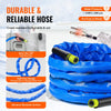 VEVOR 25ft Heated Water Hose for RV, Heated Drinking Water Hose with Corrugated Cover Antifreeze to -45°F, Automatic Self-regulating, 5/8" I.D. with 3/4" GHT Adapter, Lead and BPA Free