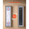 VEVOR 7 ft Shuffleboard Table, 2 in 1 Shuffleboard and Tabletop Curling Combo Game, Compact Shuffle Board with Smooth Surface, Folding Legs, 8 Pucks, Easy to Disassemble and Move, for Family Game Room