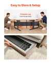 VEVOR 7 ft Shuffleboard Table, 2 in 1 Shuffleboard and Tabletop Curling Combo Game, Compact Shuffle Board with Smooth Surface, Folding Legs, 8 Pucks, Easy to Disassemble and Move, for Family Game Room