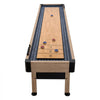 VEVOR 9 ft Shuffleboard Table, Scratch-Resistant Playfield for Smooth, Fast Puck Action, Pedestal Legs with Levelers for Optimum Stability, Shuffle Board w/ 8 Pucks, Wax, Brush, for Family Game Room
