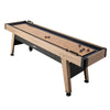 VEVOR 9 ft Shuffleboard Table, Scratch-Resistant Playfield for Smooth, Fast Puck Action, Pedestal Legs with Levelers for Optimum Stability, Shuffle Board w/ 8 Pucks, Wax, Brush, for Family Game Room