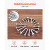 VEVOR 420 PCS Self Drilling Screws, Stainless Steel #8 #10 Sheet Metal Screw Assortment Kit for Metal and Wood, Phillips Truss Head & Hex Head Self Tapping Screws, Length 1/2 Inch to 2 Inch, Silver