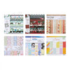 VEVOR Scrapbook Paper, 72 Sheets, 6 x 6 in Mixed Special Patterned Paper Set for VEVOR Die Cutting and Embossing Machine, Vibrant Color, for Decorations, Scrapbooking, Card Making, and DIY Crafting