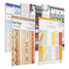 VEVOR Scrapbook Paper, 72 Sheets, 6 x 6 in Mixed Special Patterned Paper Set for VEVOR Die Cutting and Embossing Machine, Vibrant Color, for Decorations, Scrapbooking, Card Making, and DIY Crafting