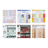 VEVOR Scrapbook Paper, 72 Sheets, 6 x 6 in Mixed Special Patterned Paper Set for VEVOR Die Cutting and Embossing Machine, Vibrant Color, for Decorations, Scrapbooking, Card Making, and DIY Crafting