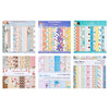 VEVOR Scrapbook Paper, 72 Sheets, 6 x 6 in Mixed Special Paper for VEVOR Die Cutting and Embossing Machine, Vibrant Color, Patterned Design for Decorations, Scrapbooking, Card Making, and DIY Crafting
