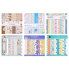 VEVOR Scrapbook Paper, 72 Sheets, 6 x 6 in Mixed Special Paper for VEVOR Die Cutting and Embossing Machine, Vibrant Color, Patterned Design for Decorations, Scrapbooking, Card Making, and DIY Crafting