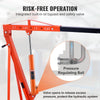 VEVOR Hydraulic Long Ram Jack, 3 Ton Engine Hoist Cylinder with Single Piston Pump And Clevis Base, Hydraulic Ram Cylinder for Engine Lift Hoists, Hydraulic Garage/Shop Cranes, Mechanical, Farm