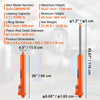VEVOR Hydraulic Long Ram Jack, 8 Ton Engine Hoist Cylinder with Double Piston Pump And Clevis Base, Hydraulic Ram Cylinder for Engine Lift Hoists, Hydraulic Garage/Shop Cranes, Mechanical, Farm