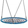 VEVOR Spider Web Saucer Swing, 40 Inch Round Swings for Kids Outdoor, 750lbs Weight Capacity Saucer Tree Swing, Stable Woven Rope Swing Seat with Tree Hanging Straps and Adjustable Multi-Strand Ropes