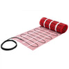 VEVOR 50 sqft Self-Adhesive Mesh Floor Heating Mat System, 120V Electric Radiant Heated Floor System, with Smart Control Thermostat & Alarm, Easy Installation for Tile, Stone, Vinyl