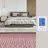 VEVOR Floor Heating Mat, 20 Sq. ft, Electric Radiant In-Floor Heated Warm System with Digital Floor Sensing Thermostat, Includes Installation Monitor, Adhesive Back for Easy Installation on The Floor