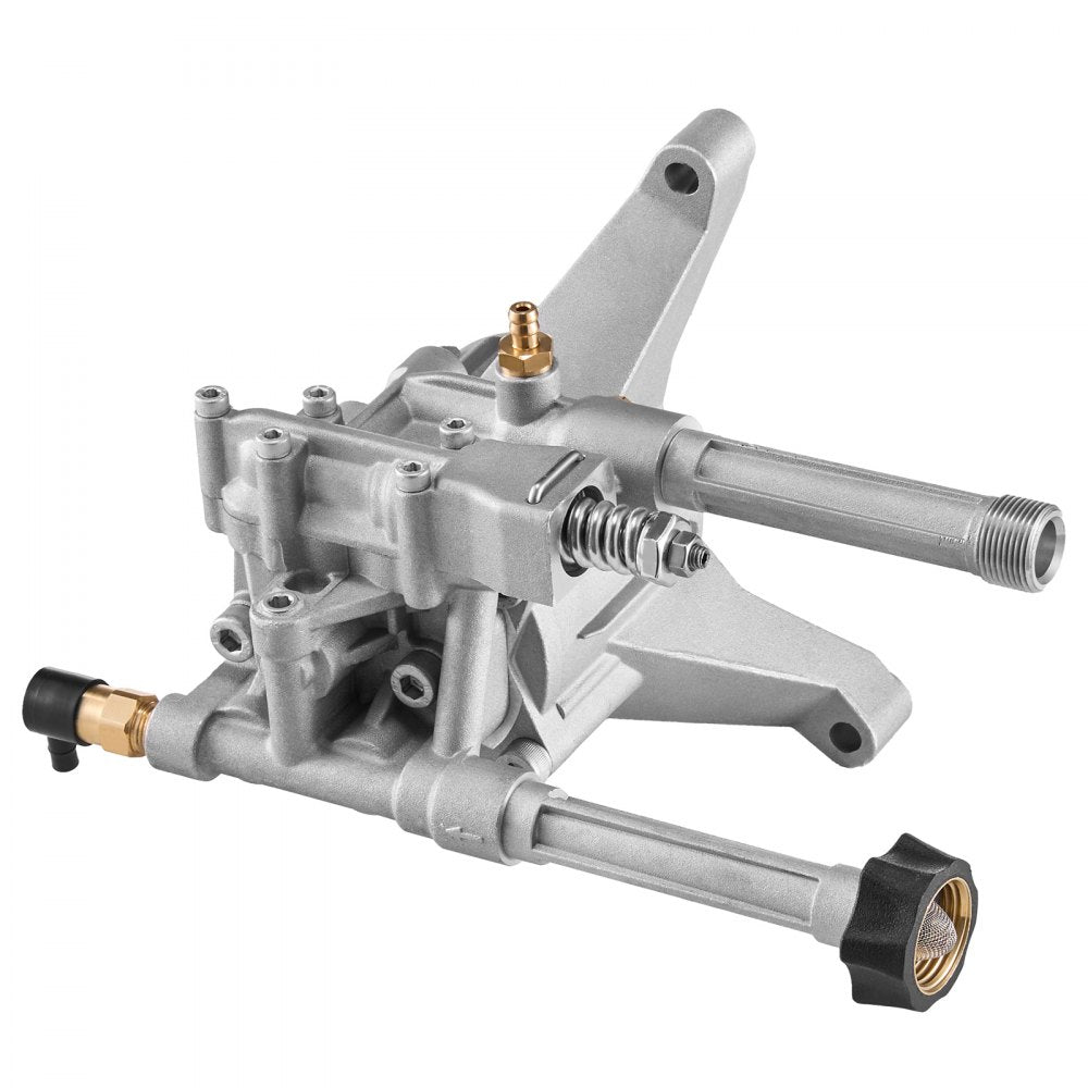 VEVOR Pressure Washer Pump, 7/8" Shaft Vertical, 3100 PSI, 2.5GPM, Replacement Power Washer Pumps Kit with 5 Nozzles, Compatible with Briggs & Stratton, Generac, Devilbiss, Troy Bilt, Honda, Craftsman