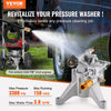 VEVOR Pressure Washer Pump, 7/8" Shaft Vertical, 3300 PSI, 3.0GPM, Replacement Power Washer Pumps Kit with 5 Nozzles, Hardware and Siphon Tube, Compatible with RYOBI, Honda, Briggs and Stratton