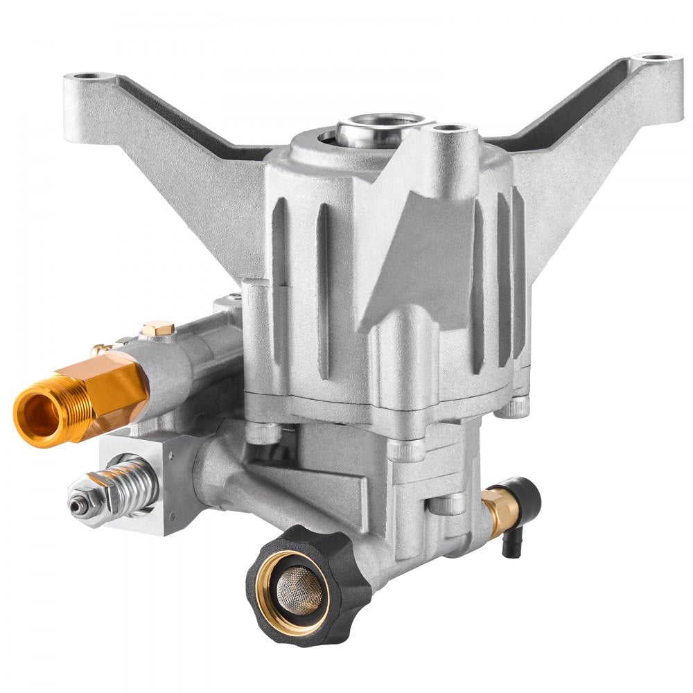 VEVOR Pressure Washer Pump, 7/8" Shaft Vertical, 3300 PSI, 3.0GPM, Replacement Power Washer Pumps Kit with 5 Nozzles, Hardware and Siphon Tube, Compatible with RYOBI, Honda, Briggs and Stratton