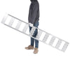 VEVOR Aluminum Ramps, 1250lbs, Straight Ramp with Treads and Load Straps, Portable Loading Ramp for Motorcycles, ATVs, Trucks, Lawn Mower, Dirt Bike, Garden Tractor, 78"L x 12"W, 2Pcs