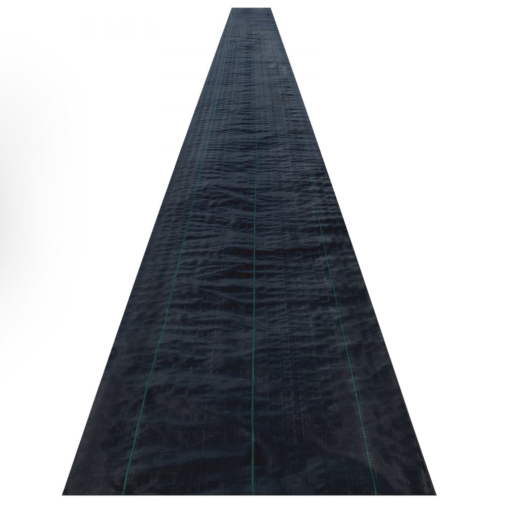 VEVOR Weed Control Fabric 6ft x 300ft - Geo Textile Fabric Heavy Duty - Woven Ground Cover for Commercial Greenhouse, Yard, Garden Barrier Cloth Blocker Mat