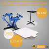 Vevor Silk Screen Printing Press Machine and Flash Dryer 4 Color 1 Station Kit New