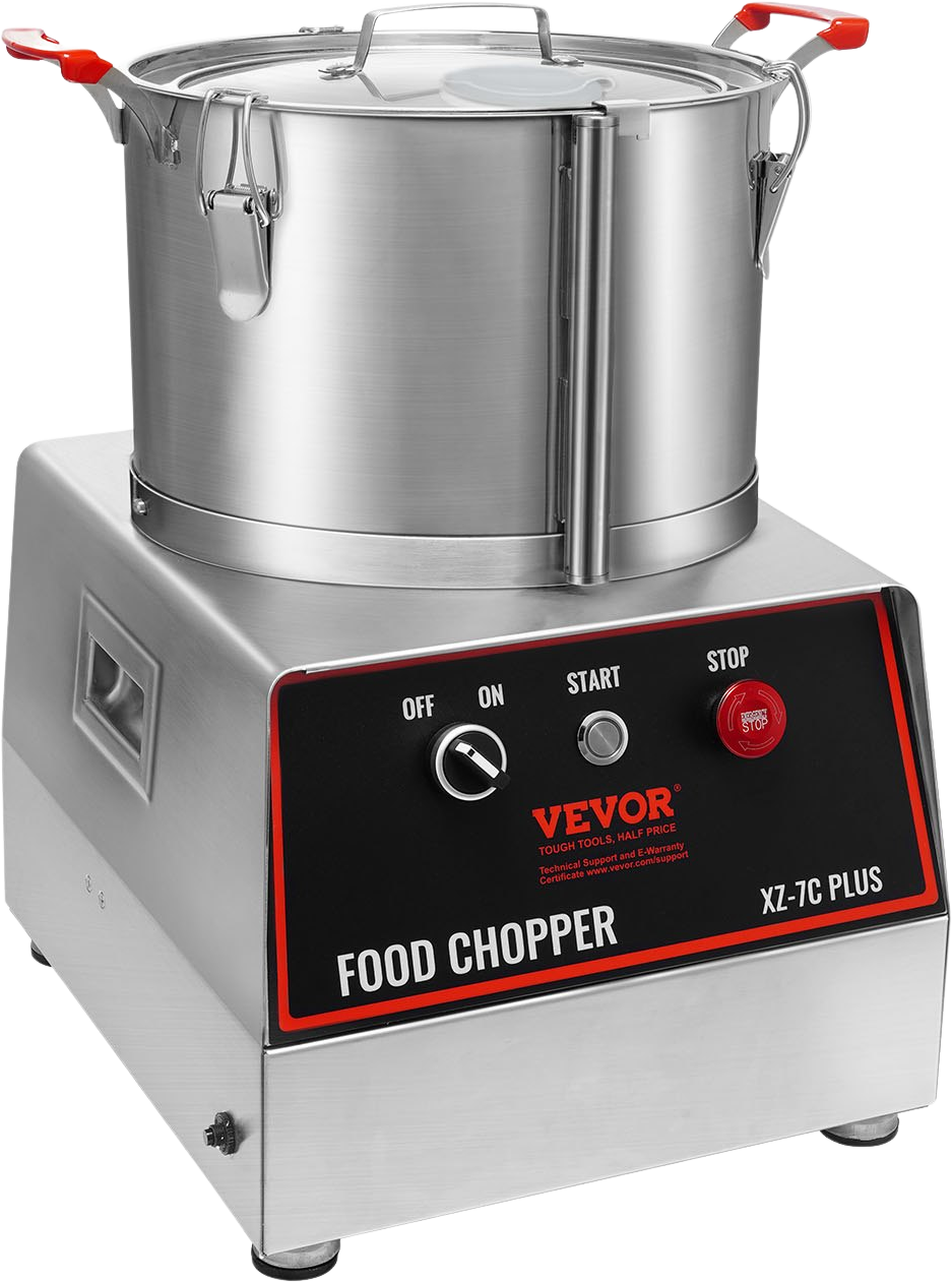 Vevor Food Processor and Vegetable Chopper 7 Quart Bowl 750W New