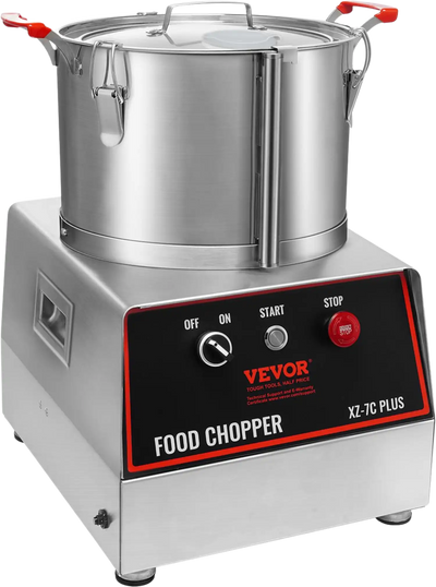 Vevor Food Processor and Vegetable Chopper 7 Quart Bowl 750W New