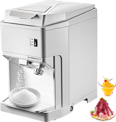 Vevor Ice Shaver Machine Electric Tabletop with Adjustable Fineness 265 Lbs/Hr 250W New