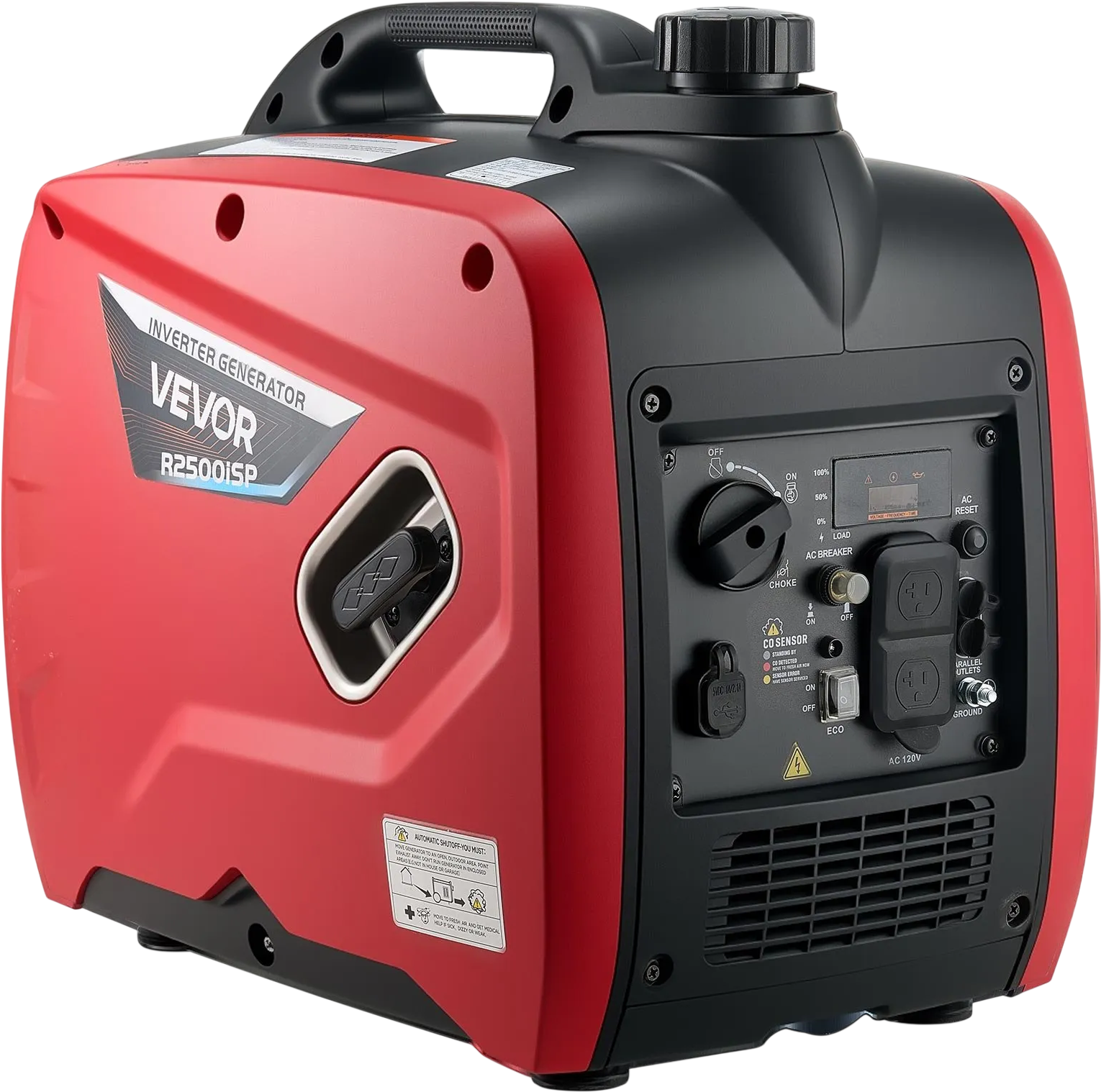 Vevor Inverter Generator 2300W/3000W Gas Powered CO Sensor 120V New