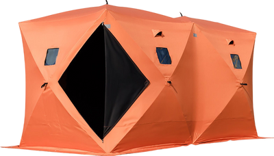 Vevor Ice Fishing Shelter 8-Person Pop-Up Portable Insulated Tent Waterproof New