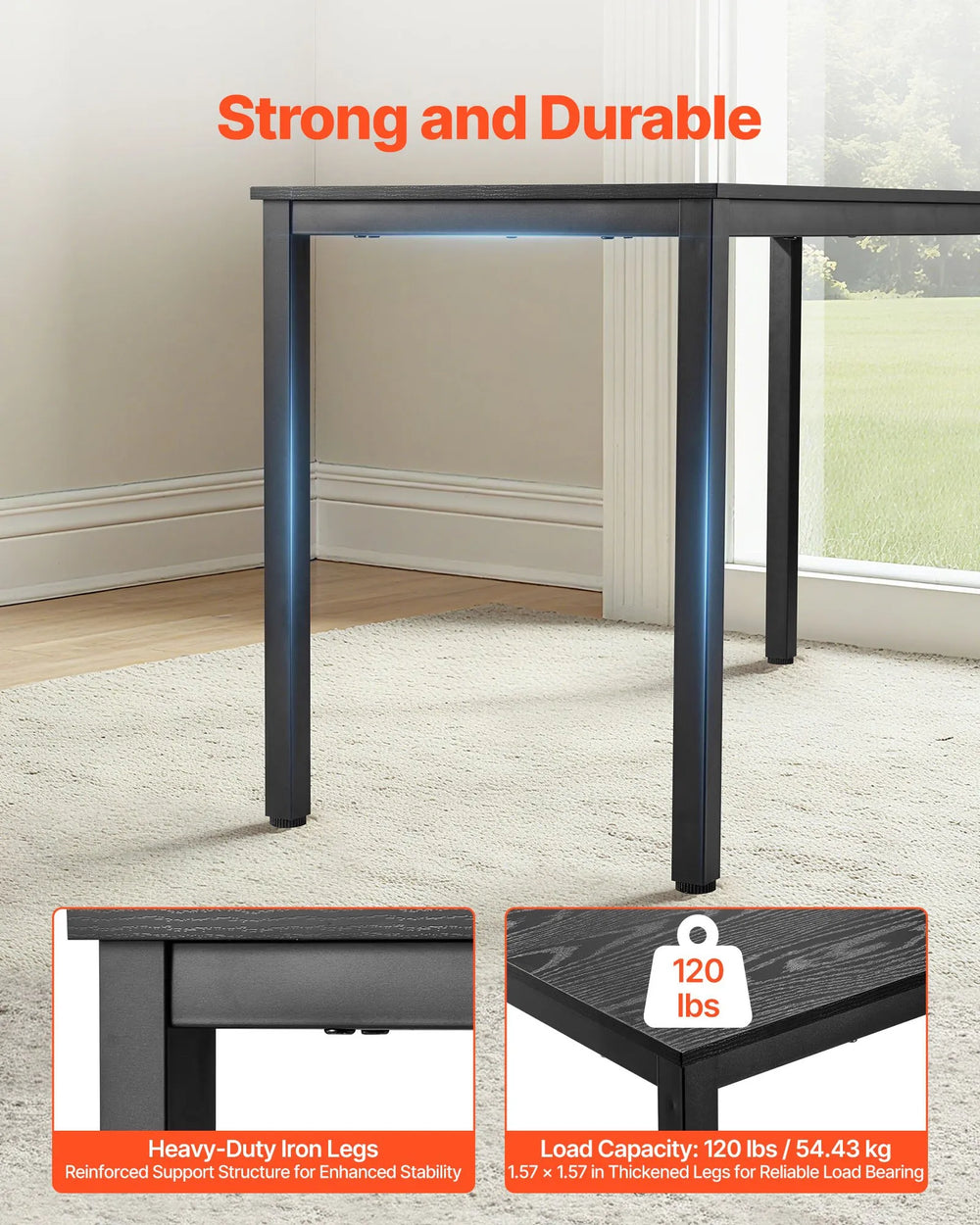 Vevor Conference Table 6-Piece Desk Set with Customizable Layout New