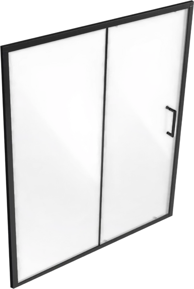 Vevor Shower Door Semi-Frameless 57.7-59W x 70H inch Sliding Tempered Glass New