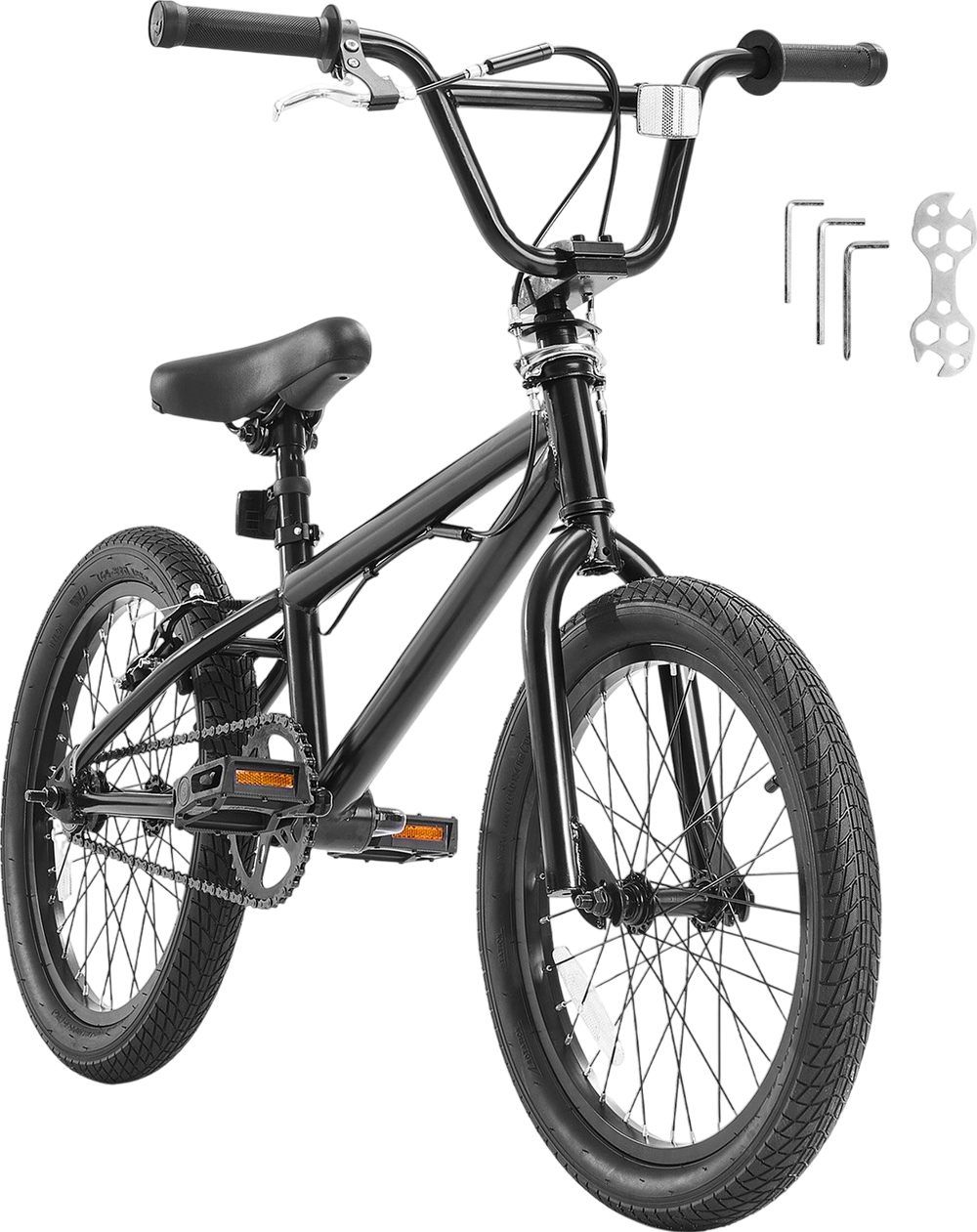 Vevor BMX Bike Freestyle Hi-Ten Steel Frame 18