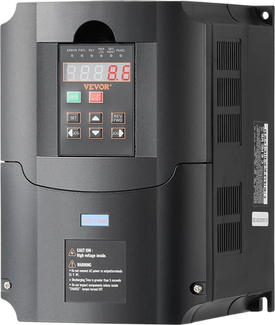 Vevor VFD Variable Frequency Drive 10HP 7.5kW 35A Single Phase or 3-Phase Input New