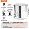 Vevor Propane Melting Furnace Kit 35lbs Capacity Dual Burner with Crucibles Tongs New